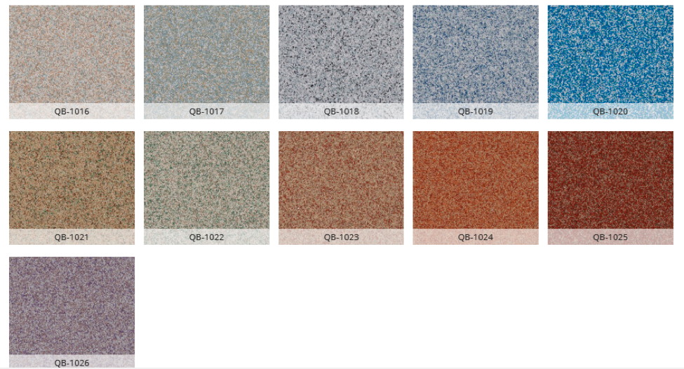 Quartz Epoxy Floor (Quartz Aggregate Resinous Flooring) Color Blends - McCord Contractors Inc, Greenville NC 27834